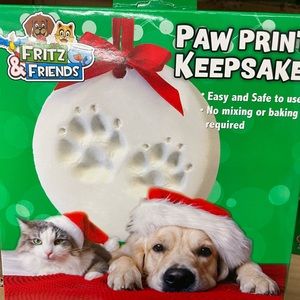 NIB Paw Print Ornament Impression Kit For Dogs & Cats